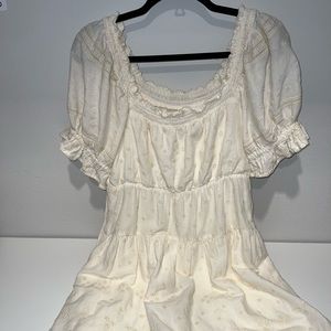 🤍Old Navy Puff Sleeve Babydoll Dress